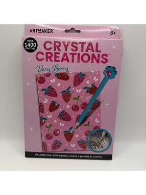 Artmaker Crystal Creations Diamond Art Kit  Gems - Fruit Salad Or Very Berry-NEW